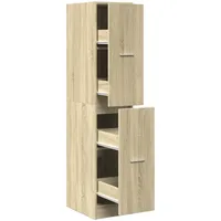 vidaXL Apothekerschrank Sonoma-Eiche 30 x 41 x 144,5 cm Braun