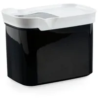 Emsa Optima rechteckig schwarz/weiß 1 l