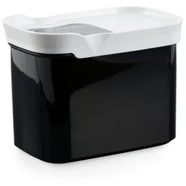Emsa Optima rechteckig schwarz/weiß 1 l