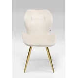 Kare 2er-Set KARE DESIGN Stuhl Viva Stoff Beige Creme