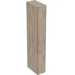 Geberit iCon Hochschrank 503011JR1 2 Auszüge, Breite 24cm, Nussbaum
