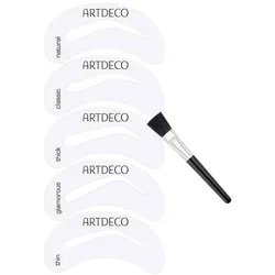 Artdeco Eye Brow Stencils with Brush Applicator