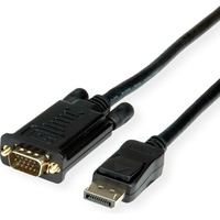 Value Kabel DisplayPort-VGA, DP ST - VGA ST, Schwarz