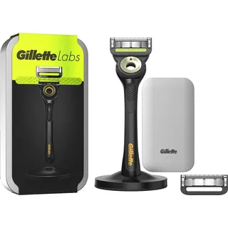 Gillette Labs Rasierer mit 2 Klingen und Reise-Etui