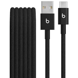 Beats USB-A zu USB-C gewebtes Kabel 1.5 m Bolt Black