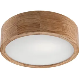 Lamkur Eiche 1-flammig rund 28 cm