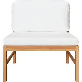 vidaXL Garten-Lounge-Set 3-tlg. teak/beige