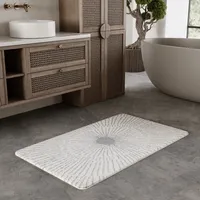 WECON HOME Badematte Jasbeer Grau 150 x 80 cm