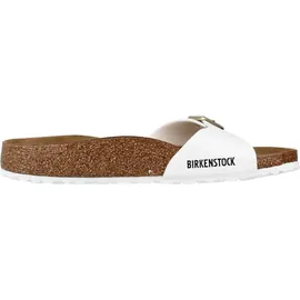 Birkenstock Madrid Birko-Flor Lack schmal patent white 41