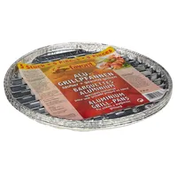Favorit Grillpfanne rund 5 Stück Aluminium