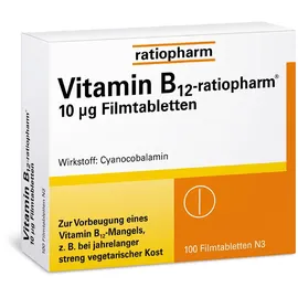 Ratiopharm Vitamin B12-ratiopharm 10 μg Filmtabletten 100 St.