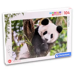 Clementoni Supercolor Puzzle - Puppy Panda (104 Teile)