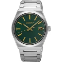 Seiko SUR601P1 Herrenuhr Edelstahl/Dunkelgrün