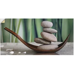 Artland Wandbild »Gleichgewicht«, Zen, (1 St.), als Leinwandbild, Poster, Wandaufkleber in verschied. Größen Artland Farbe Bild(er): grün