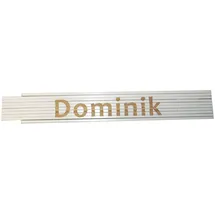 Heka Zollstock Dominik 2 m, weiß