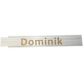 Heka Zollstock Dominik 2 m, weiß
