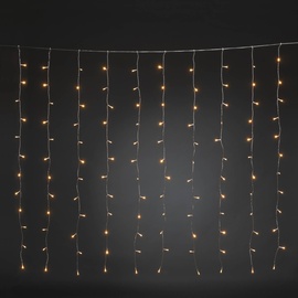 Konstsmide LED Lichtervorhang Sterne 120x bernstein