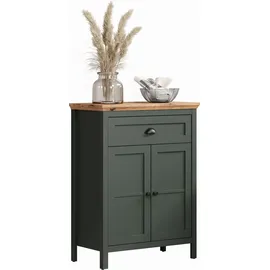 trendteam Stanton 77 x 102 x 39 cm Tannengrün/Evoke Eiche