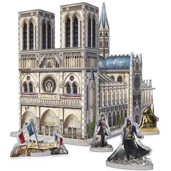 Wrebbit 3D Puzzle - ASSASSINS CREED - Unity- Notre Dame 860 pcs. 3D Puzzle