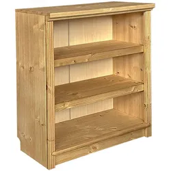 Standregal HOME AFFAIRE "Soeren", beige (gelaugt, geölt), B:80cm, Regale, aus massiver Kiefer, in 2 Breiten, Tiefe 29 cm