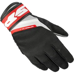 Spidi Neo-S Damen Motorradhandschuhe, schwarz-weiss-rot, Größe S