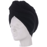 Möve Homewear Turban aus 100 % Baumwolle, black, 27*67