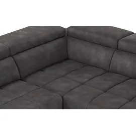 U N O Sports uno Ecksofa Mikrofaser Isabeli , grau , Maße (cm): B: 299 H: 72 T: 211.0