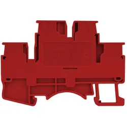 Reihenklemme 2.5mm2 4 Leiter Doppelstockklemme Etagenklemme Rot 7471