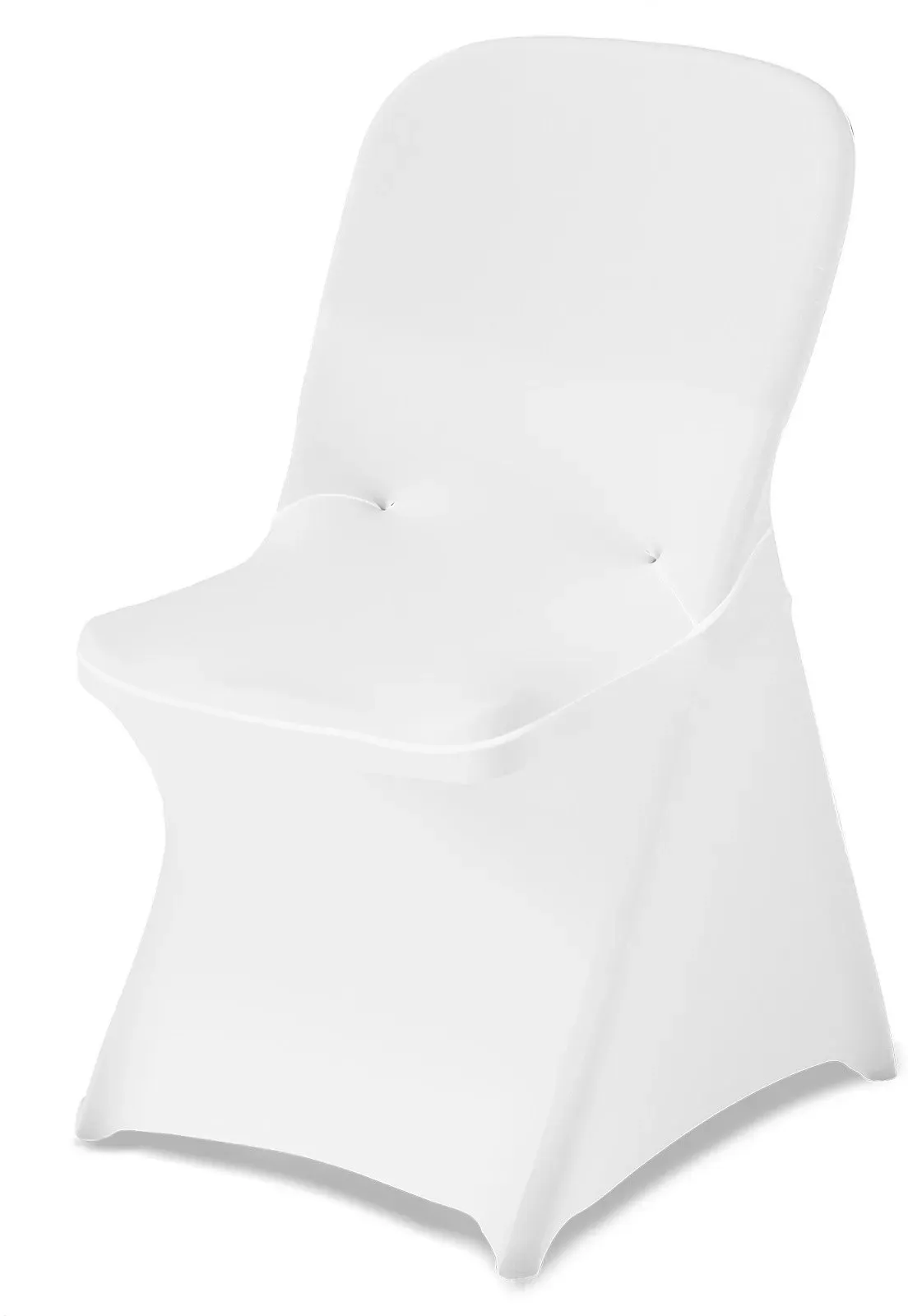 VEVOR Stuhlhussen Stuhlbezug 30 Stk. waschbarer & abnehmbarer Stuhlüberzug aus Polyester-Spandex für Hochzeitsfeiern Esszimmerbankette Restaurant, passend für Stühle (46 x 50 x 86 cm) Weiß
