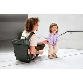 Lässig Outdoor Rolltop Backpack dunkelgrün