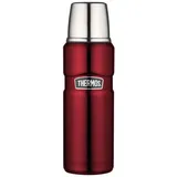 Thermos Thermosflasche Stainless King Steel Edelstahl Rot