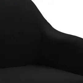 vidaXL Bürostuhl Stoff schwarz