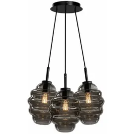 s.luce Echos 3-flg. 3x25 cm Rauch/Oval