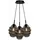 s.luce Echos 3-flg. 3x25 cm Rauch/Oval