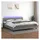 vidaXL Boxspringbett 200 x 200 cm Dunkelgrau
