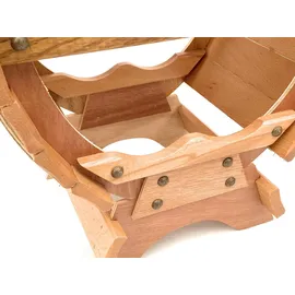 DanDiBo Ambiente Weinregal 6 Flaschen 60 x 30 x 90 cm Natur