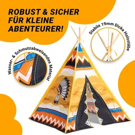 Playfun Tipi Zelt / Kinderspielzelt, Bunt