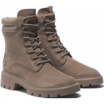 Timberland Winterstiefel TIMBERLAND "CORTINA VALLEY MID LACE UP WATERPROOF BOOT", Damen, Gr. 38, beige, Leder, Schuhe Winterstiefel, Winterschuhe, Winterboots, Schnürboots, Schnürstiefel, wasserdicht