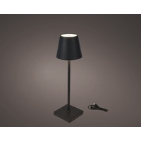 Lumineo Tischleuchte LED OUTDOOR (DH 11x37 cm) - schwarz