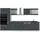 Vicco Küchenzeile R-Line 350 cm Schwarz Beton/Weiß