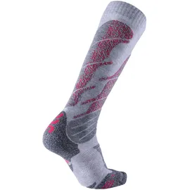 Uyn All Mountain Skisocken Damen 1 Paar Light Grey Melange/Coral 38
