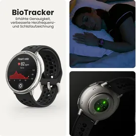 Amazfit Active 2 schwarzes Sport-Silikon