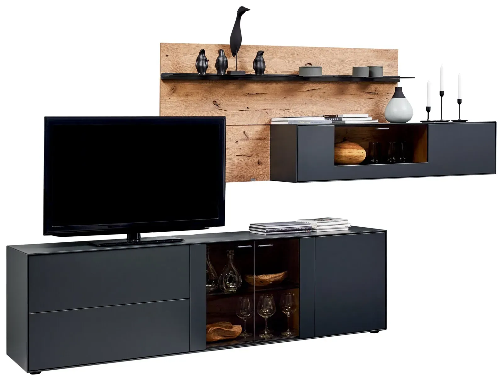 Valnatura Wandkombination LIVINO - B/H/T ca. 313,00x174,00x49,00