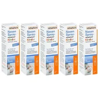 Ratiopharm Nasenspray für Kinder zwischen 2-6Jahren, wirkt abschwellend ohne Konservierungsstoffe, Spar-Set 5x10ml