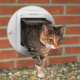 Pet Mate Cat Mate Elite Mikrochip Katzenklappe mit Zeitschaltuhr Funktion (355W)