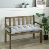 Morbuy Verdicken Deckchair Auflagen für Gartenliegen, Sonnenliege Kissen Tragbare Garten Innenhof Gepolstertes Bett Relax-Liegestuhl Sitzauflage für Sofa, Außen,Innen (50x100cm,Grau)