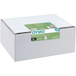 Dymo 6er-Pack LabelWriter Papier-Etiketten »S0722430« Vorteilspaket weiß