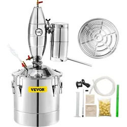 VEVOR Alkohol Destillierer Distillieranlagen 30 L Schnapsbrennen Distiller Destiller Zubehör