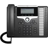 Cisco UC Phone 7861 IP-Telefon Schwarz, Telefon, Schwarz, Silber
