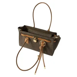 Michael Kors Hamilton Small Henkeltasche Leather Brown